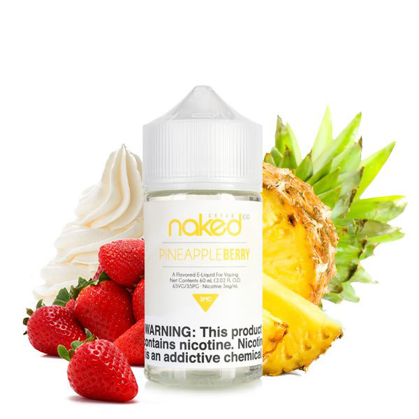جویس نیکد آناناس توت فرنگی خامه Naked Pineapple Berry 60ml 1 NKD PINEAPPLE BERRY