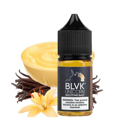 سالت بی ال وی کی وانیل کاستارد Blvk Vanilla Custard 30ml 1 c7ea64d55484