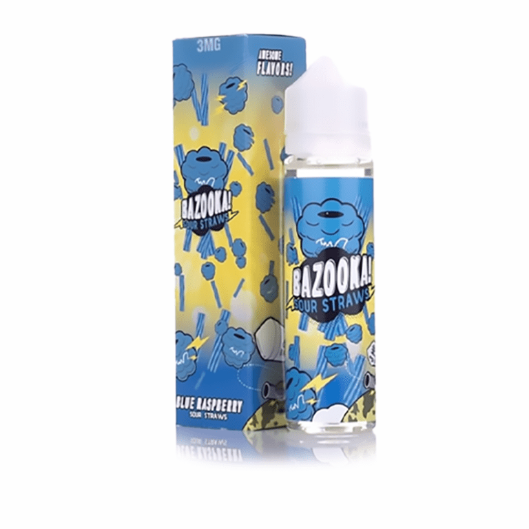 جویس بازوکا تمشک آبی ترش Bazooka Blue Raspberry (60ml) 1 بازوکا تمشک آبی ترش Bazooka Blue Raspberry 60ml vaperegan 1 768x768 1