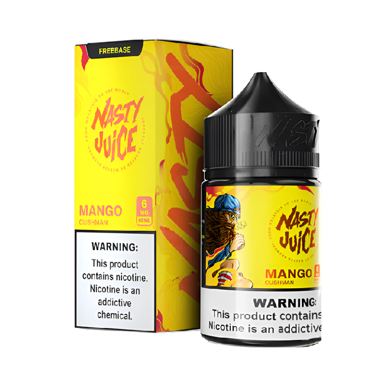 جویس نستی انبه کوشمن Nasty Mango Cushman (60ml) 1 انبه کوشمن Nasty Mango Cushman 60ml 768x768 1